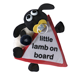 Stick on Little Lamb on Board