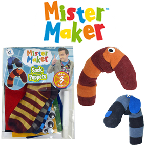 Mister Maker Sock Puppets