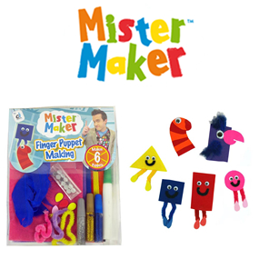 Mister Maker Finger Puppet Making